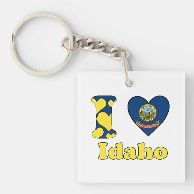 I love Idaho Keychain (Front)