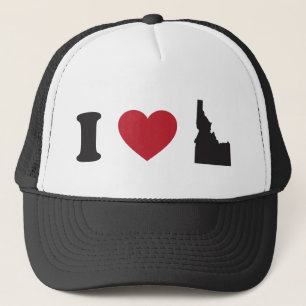 I Love Idaho Trucker Hat