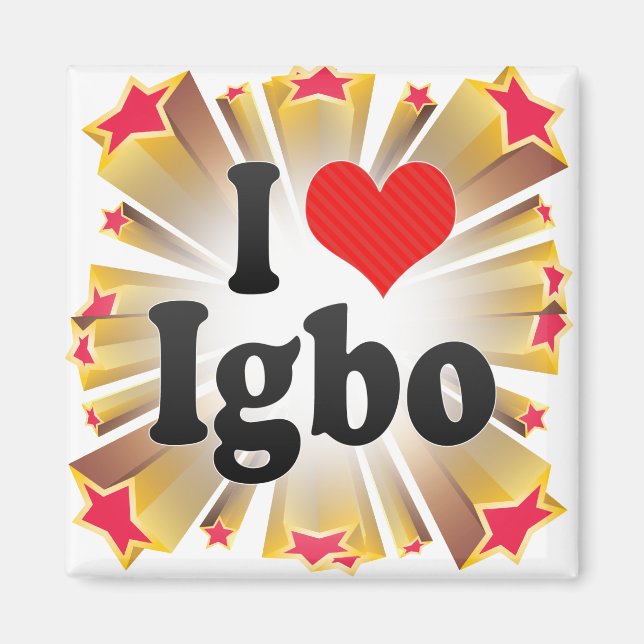 I Love Igbo Magnet (Front)
