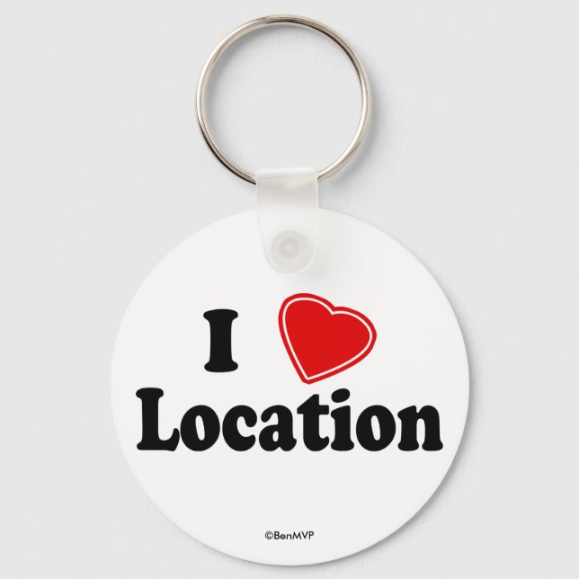 I Love II Keychain (Front)