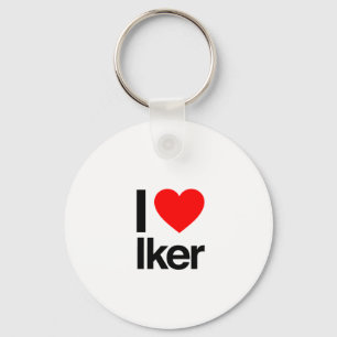 i love iker keychain