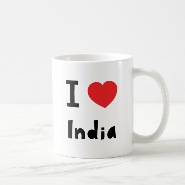 I love India Coffee Mug (Right)