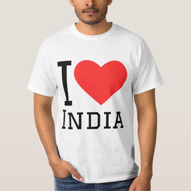 I love India  T-Shirt (Front)