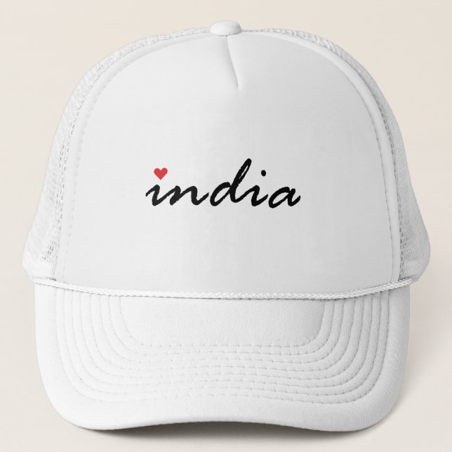 I love India Trucker Hat (Front)