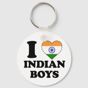 I love Indian Boys Keychain