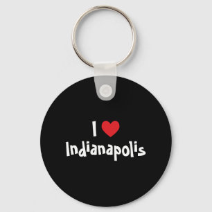 I Love Indianapolis Keychain