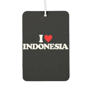 I LOVE INDONESIA AIR FRESHENER