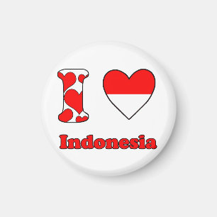 I love Indonesia magnet