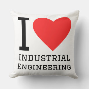 I love industrial engineering throw pillow