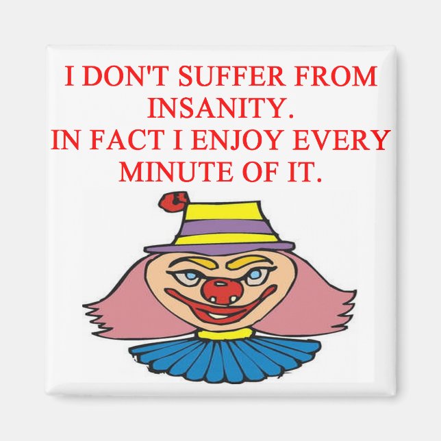 i love insanity magnet (Front)