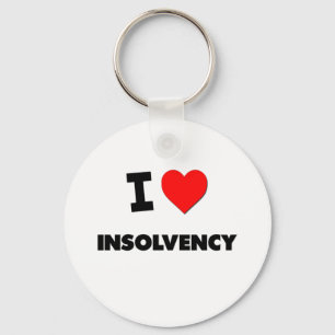 I Love Insolvency Keychain