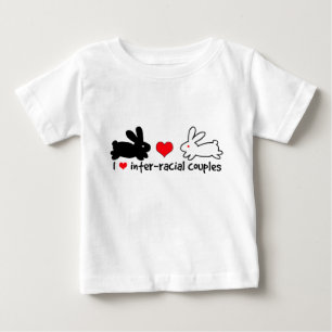 I Love Inter-racial Couples Baby T-Shirt