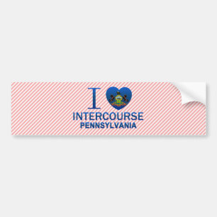 I Love Intercourse, PA Bumper Sticker