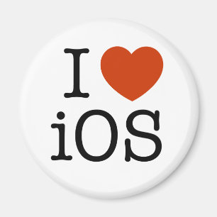 I love iOS - button Magnet