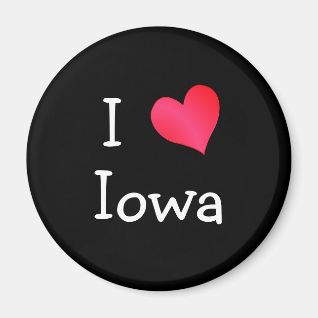 I Love Iowa Magnet (Front)