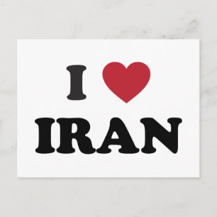 I Love Iran Postcard