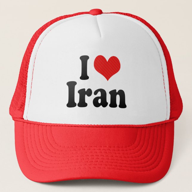 I Love Iran Trucker Hat (Front)