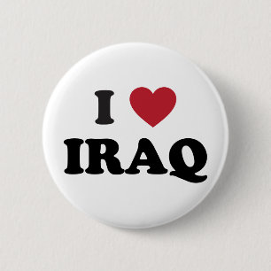 I Love Iraq 2 Inch Round Button