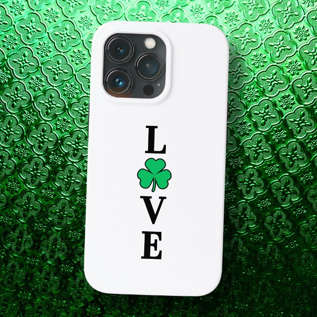 I Love Ireland I Love Irish Shamrock Clover Modern Case-Mate iPhone Case (Creator Uploaded)