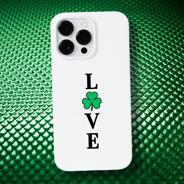I Love Ireland I Love Irish Shamrock Clover Simple Case-Mate iPhone Case (Creator Uploaded)
