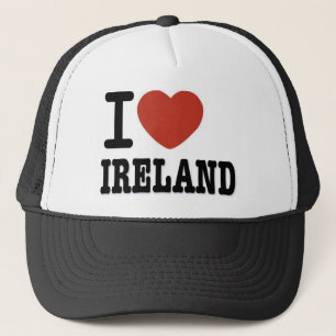 I LOVE IRELAND TRUCKER HAT