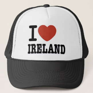 I LOVE IRELAND TRUCKER HAT
