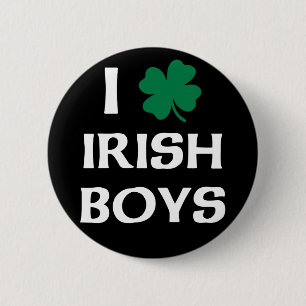 I Love Irish Boys 2 Inch Round Button