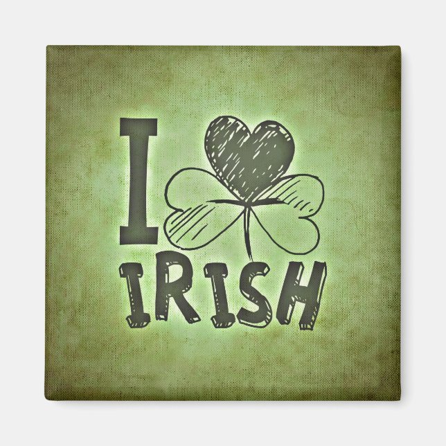 I Love Irish Magnet (Front)