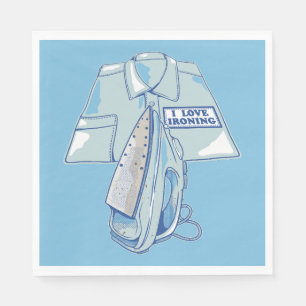 I love ironing funny iron napkin