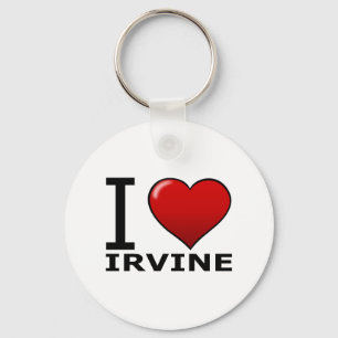 I LOVE IRVINE,CA - CALIFORNIA KEYCHAIN
