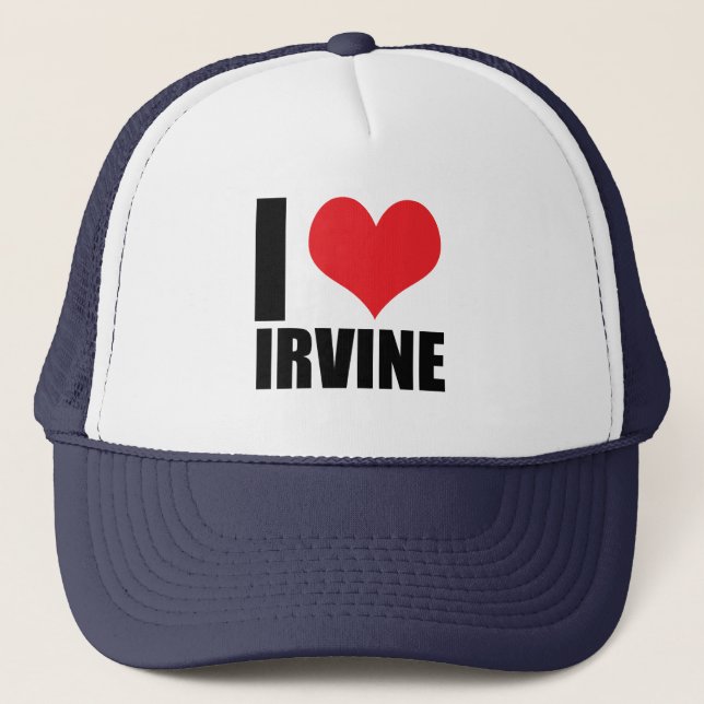 I love Irvine Trucker Hat (Front)