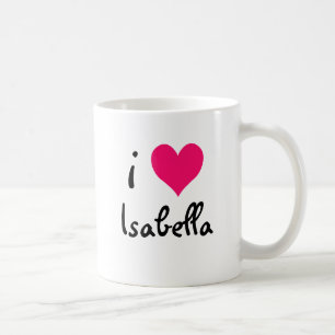 I Love Isabella Coffee Mug