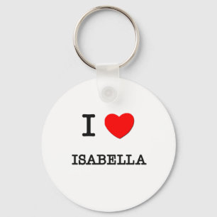 I Love Isabella Keychain