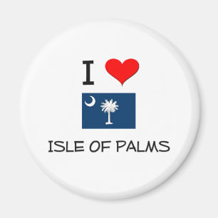 I Love Isle Of Palms South Carolina Magnet