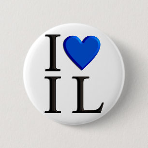 I Love Israel 2 Inch Round Button