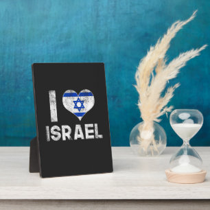I Love Israel Plaque