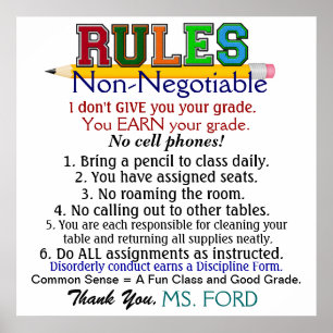 I Love It! School Teacher's Poster - SRF