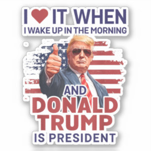 I Love It When I Wake Up And Trump Is President