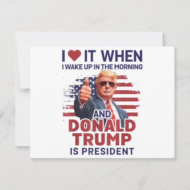 I Love It When I Wake Up And Trump Is President Fu (Front)