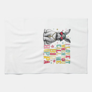 I Love It When You Call Me Big Hoppa Bunny Easter  Kitchen Towel