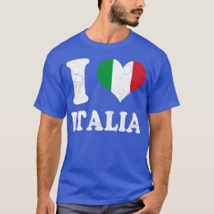 I Love Italia Flag Italian Italy T-Shirt