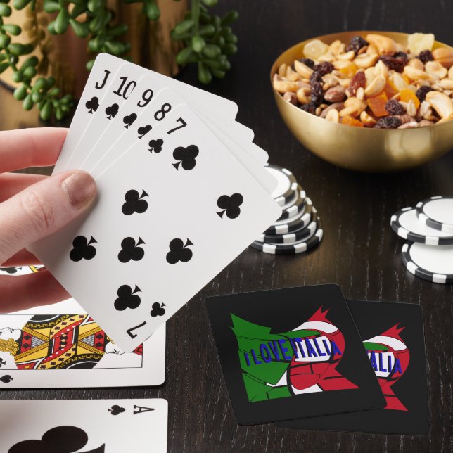 I Love Italia  Playing Cards (In Situ)