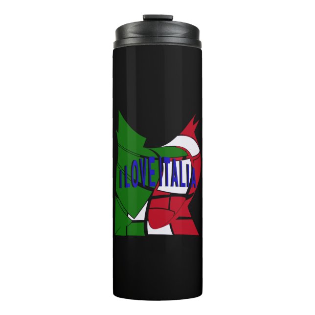 I Love Italia Thermal Tumbler (Front)