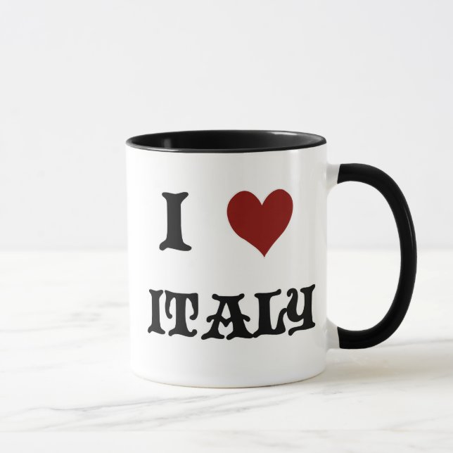 I Love Italy Coffee Mug (Right)