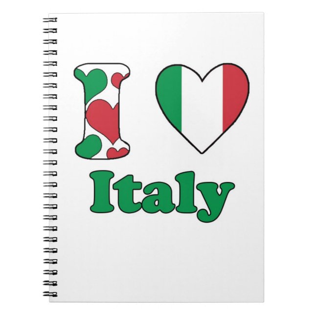 I love Italy Notebook (Front)