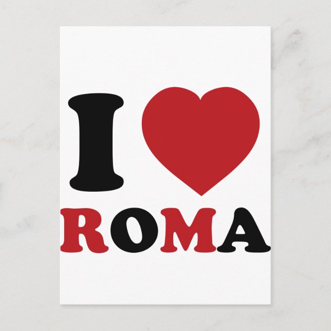 I Love Italy Postcard (Front)