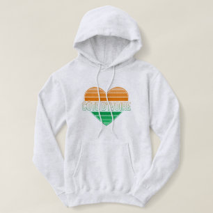 I Love Ivory Coast, Côte d'Ivoire Heart Hoodie