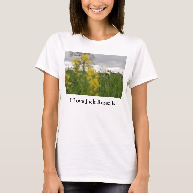 I Love Jack Russells t-shirt (Front)