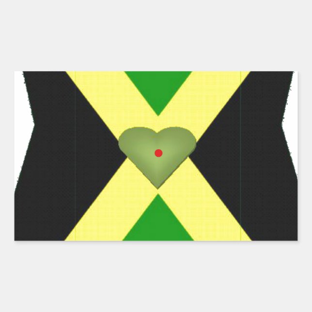 I Love Jamaica Have a Nice Day and a Better Night Sticker (Front)