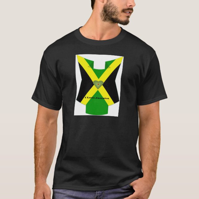 I Love Jamaica Have a Nice Day and a Better Night T-Shirt (Front)